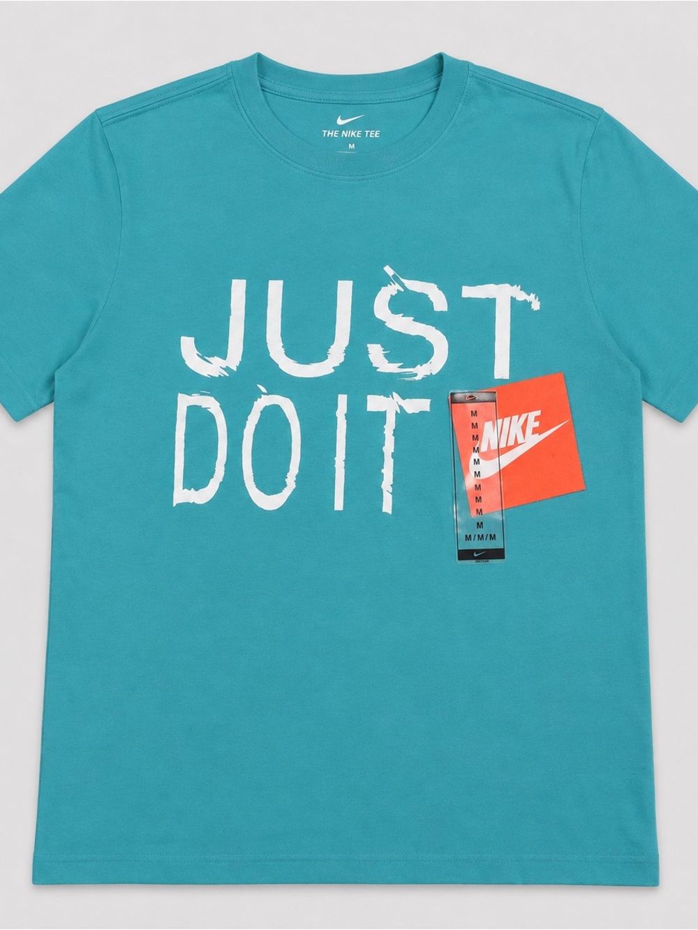 Nike Men's Teal 'Just Do It' Graphic Tee
